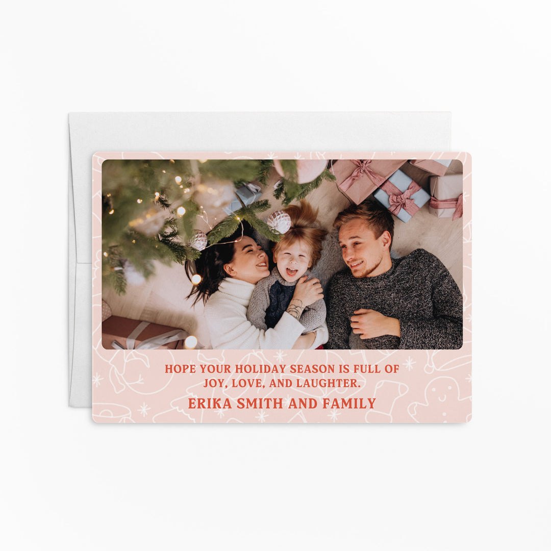 Customizable | Set of Wishing You a Merry Christmas Photo Mailers | Envelopes Included | M16-M006 Mailer Market Dwellings