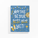 May This Be Your Best Year Yet! | Mailers with Envelopes Mailer Market Dwellings COOL BLUE 10