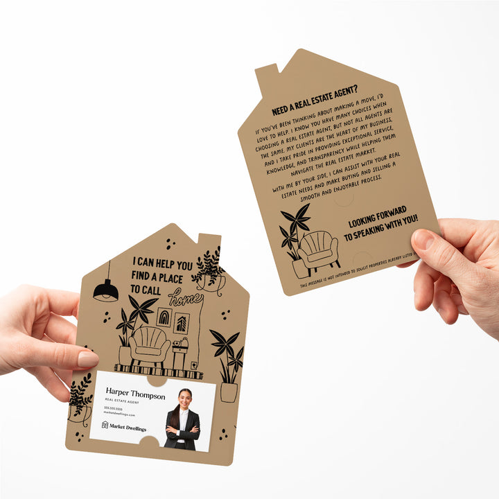 Set of I Can Help You Find A Place To Call Home | Mailers | Envelopes Included | M161-M001 Mailer Market Dwellings