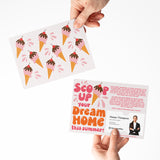 Scoop Up Your Dream Home This Summer! | Real Estate Mailers with Envelopes Mailer Market Dwellings