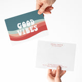 Good Vibes Notecards | Notecards with Envelopes Mailer Market Dwellings