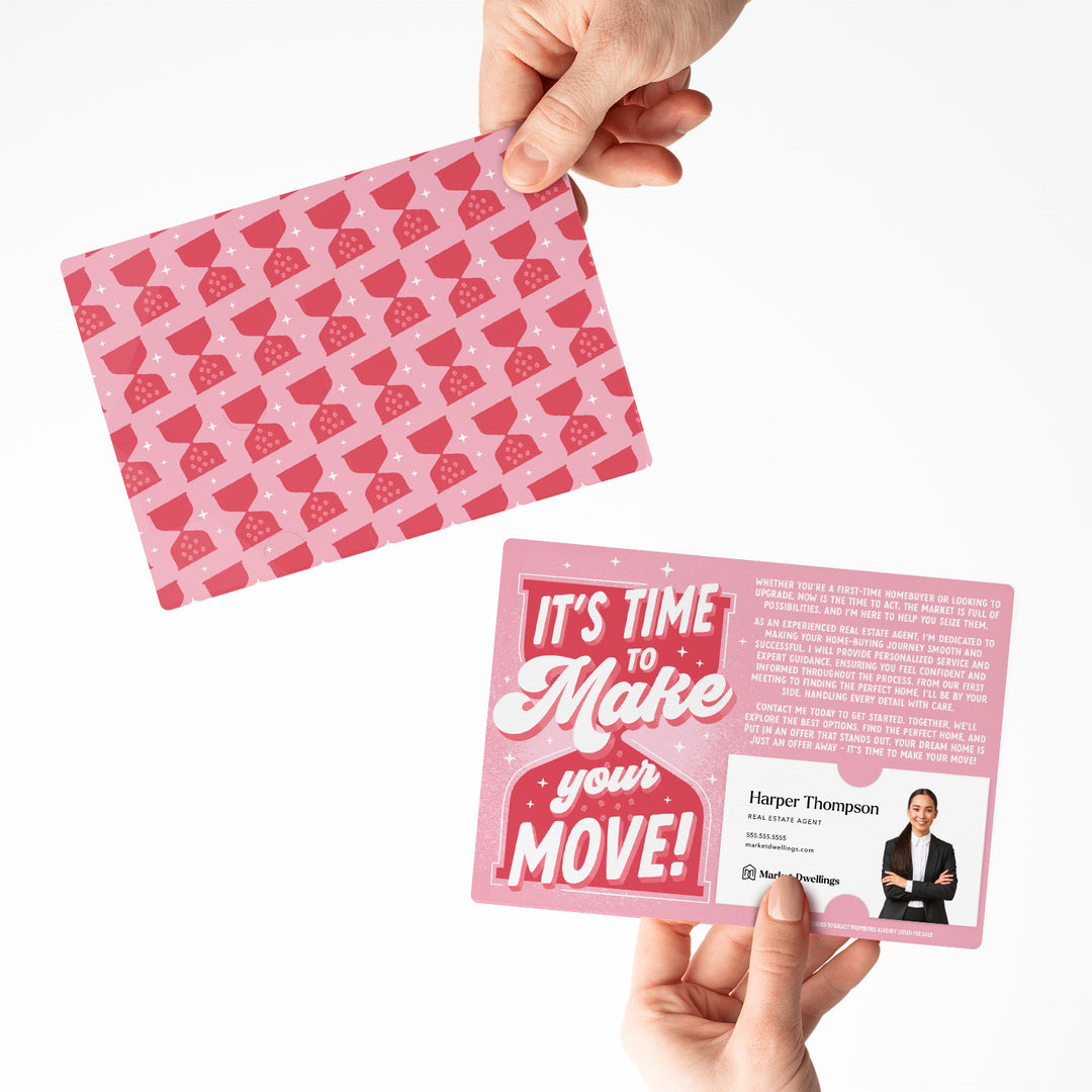 Set of It’s Time To Make Your Move! | Mailers | Envelopes Included | M170-M003 Mailer Market Dwellings