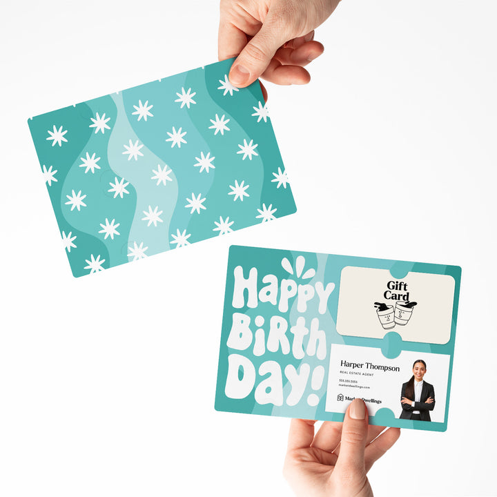 Set of Happy Birthday | Mailers | Envelopes Included | M176-M008 Mailer Market Dwellings