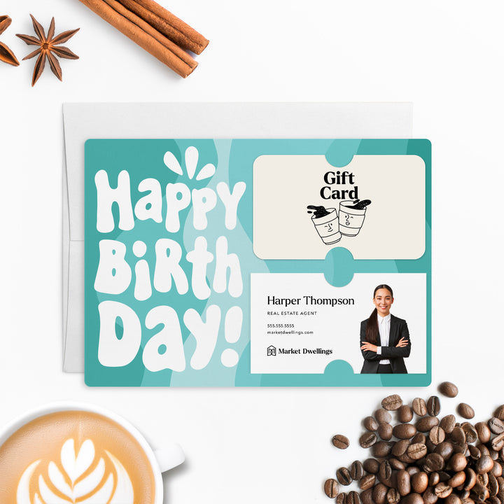 Set of Happy Birthday | Mailers | Envelopes Included | M176-M008 Mailer Market Dwellings