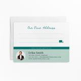 We Are On The Move! Moving Announcements For Your Clients | with Envelopes Mailer Market Dwellings