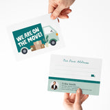 We Are On The Move! Moving Announcements For Your Clients | with Envelopes Mailer Market Dwellings