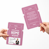 Complimentary Home Valuation Token | Real Estate Notecards with Envelopes Mailer Market Dwellings