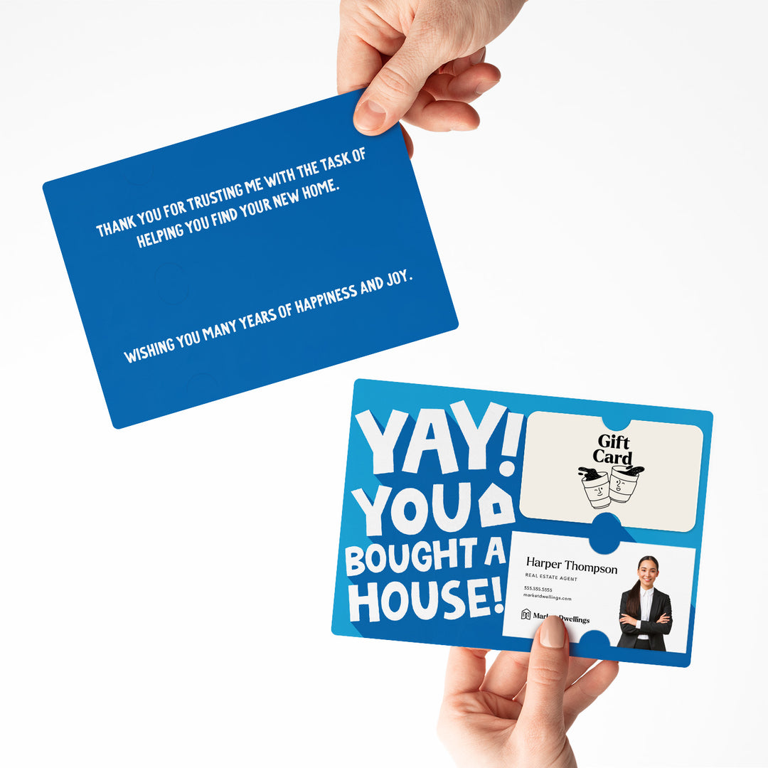 Set of Yay! You bought a House! | Mailers | Envelopes Included | M186-M008-AB Mailer Market Dwellings