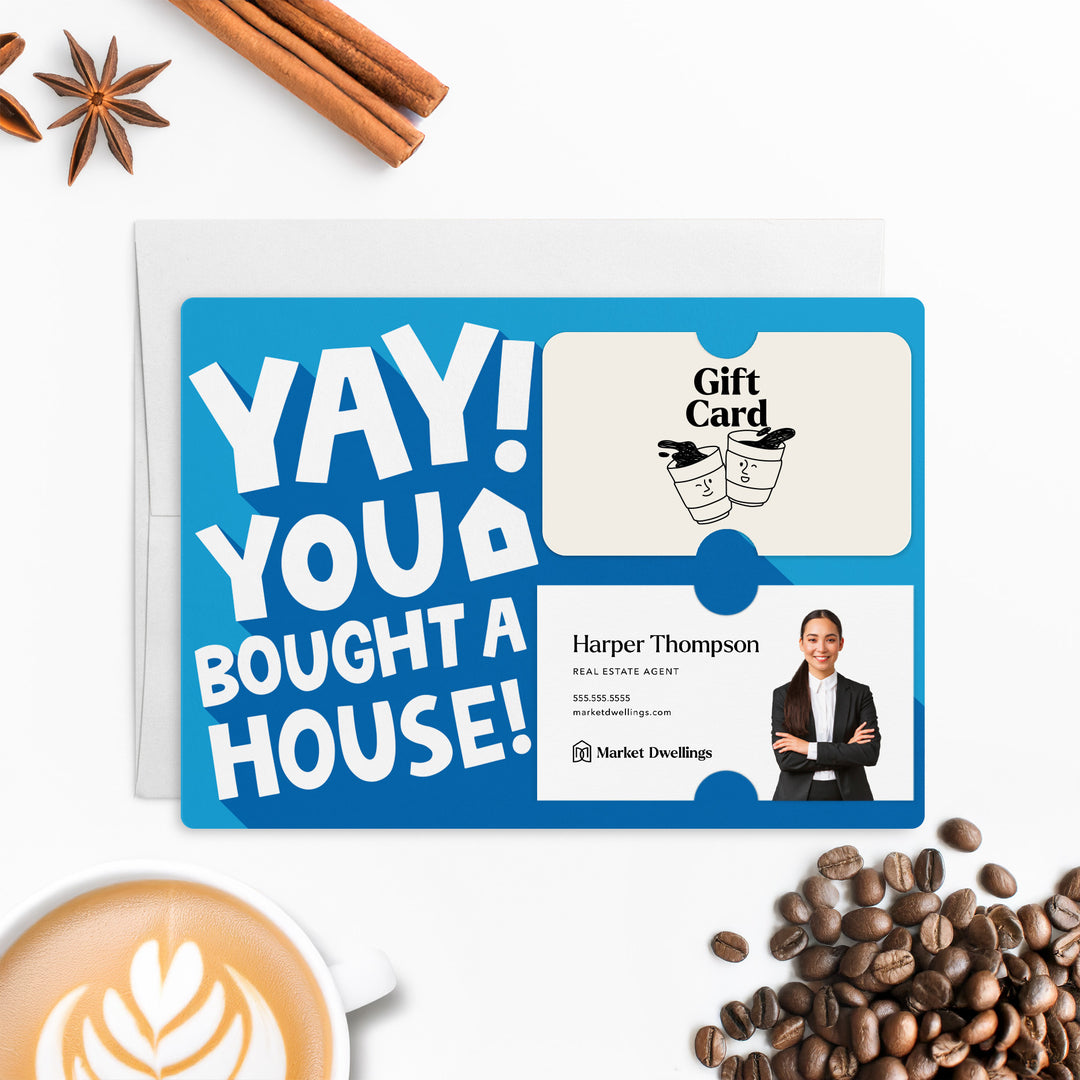 Set of Yay! You bought a House! | Mailers | Envelopes Included | M186-M008-AB Mailer Market Dwellings