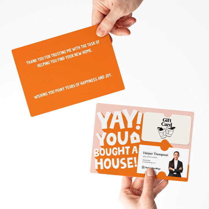 Set of Yay! You bought a House! | Mailers | Envelopes Included | M186-M008-AB Mailer Market Dwellings