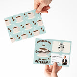 Espresso-ing My Gratitude for Your Referral! | Mailers with Envelopes Mailer Market Dwellings