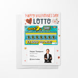 Happy Valentine's Day I Like You a Lotto | Lotto Mailers with Envelopes Mailer Market Dwellings