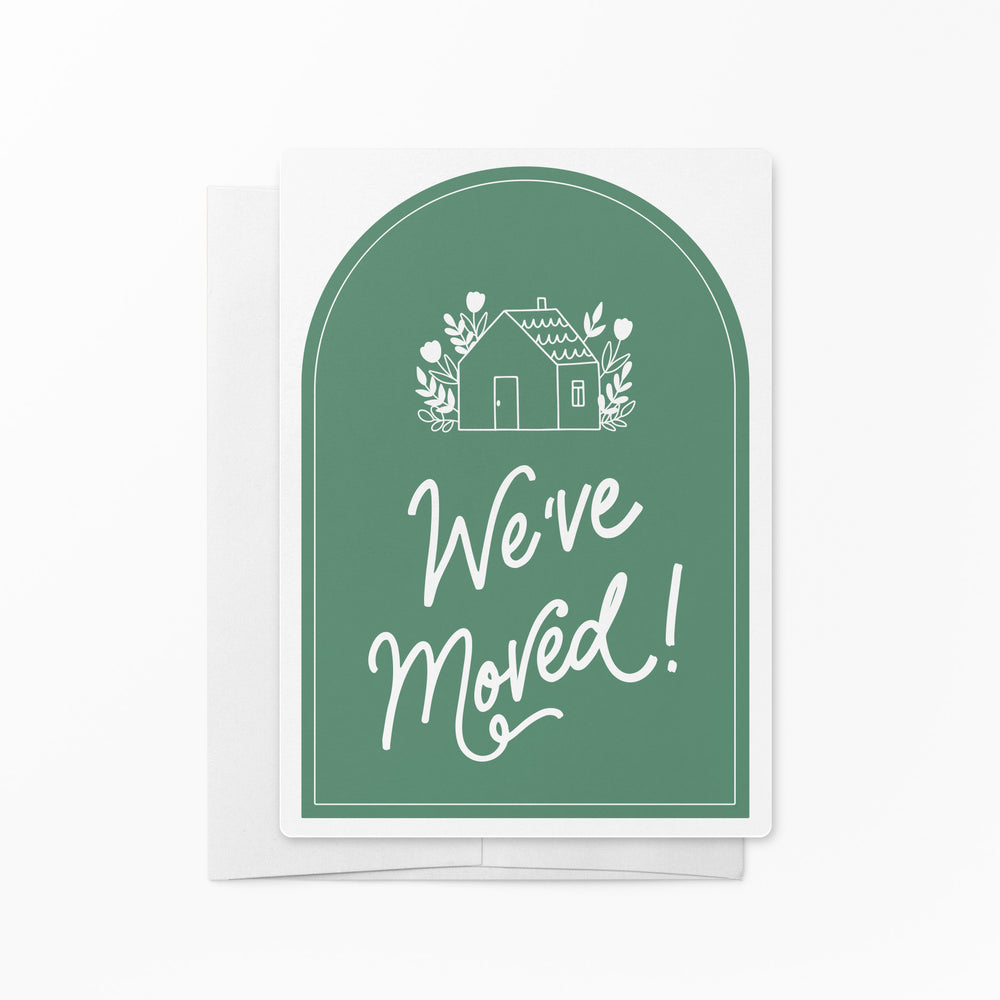 We've Moved! Moving Announcements For Your Clients | with Envelopes Mailer Market Dwellings JADE 10