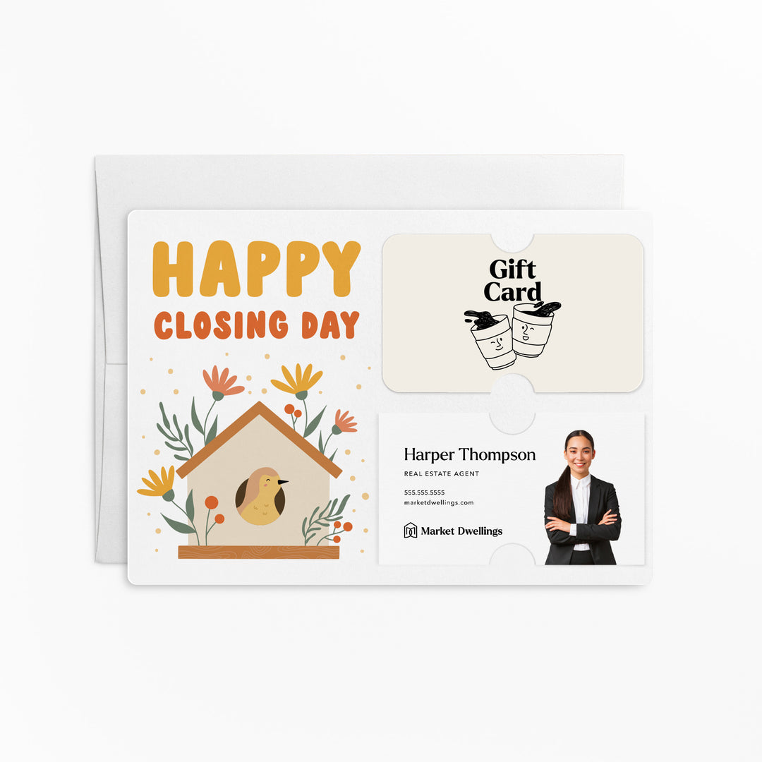 Set of Happy Closing Day | Mailers | Envelopes Included | M190-M008 Mailer Market Dwellings