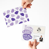 Coffee And Your Referrals Keep My Business Running | Mailers with Envelopes Mailer Market Dwellings