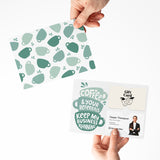 Coffee And Your Referrals Keep My Business Running | Mailers with Envelopes Mailer Market Dwellings