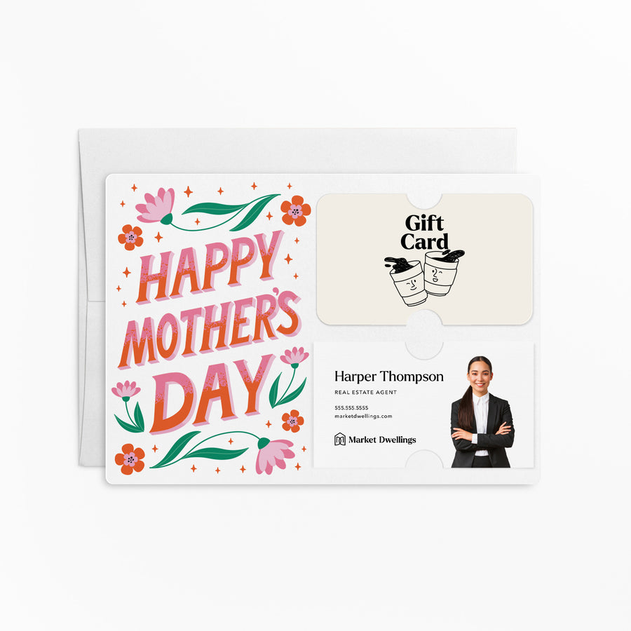 Set of Happy Mother's Day | Mother's Day Mailers | Envelopes Included | M196-M008 Mailer Market Dwellings