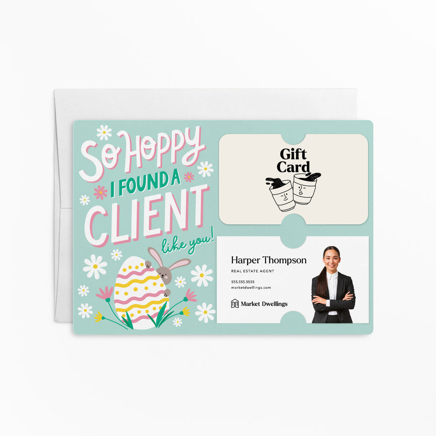 Set of So Hoppy I Found A Client Like You! | Easter Spring Mailers | Envelopes Included | M197-M008 Mailer Market Dwellings