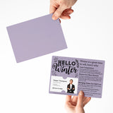 Hello Winter Seasonal | Real Estate Mailers with Envelopes Mailer Market Dwellings
