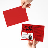 Hello Winter Seasonal | Real Estate Mailers with Envelopes Mailer Market Dwellings