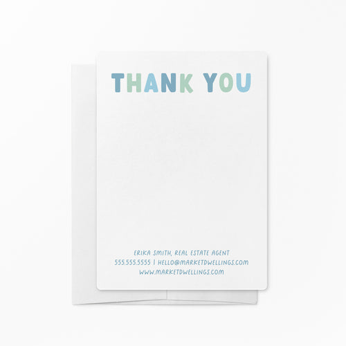 Thank You Notecards | Notecards with Envelopes Notecards Market Dwellings