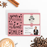 Your Referral Made My Heart Smile | Mailers with Envelopes Mailer Market Dwellings