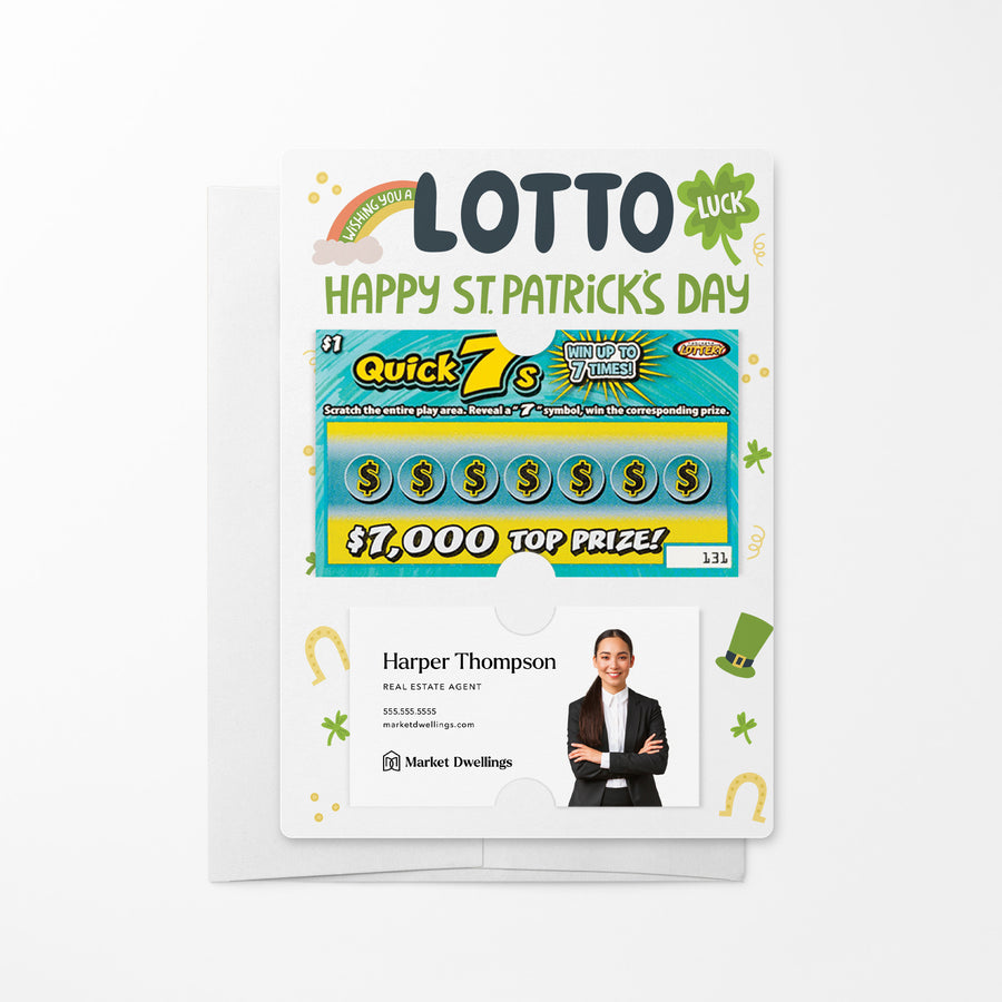 Set of Wishing You a Lotto Luck Lotto Mailers | Envelopes Included Mailer Market Dwellings