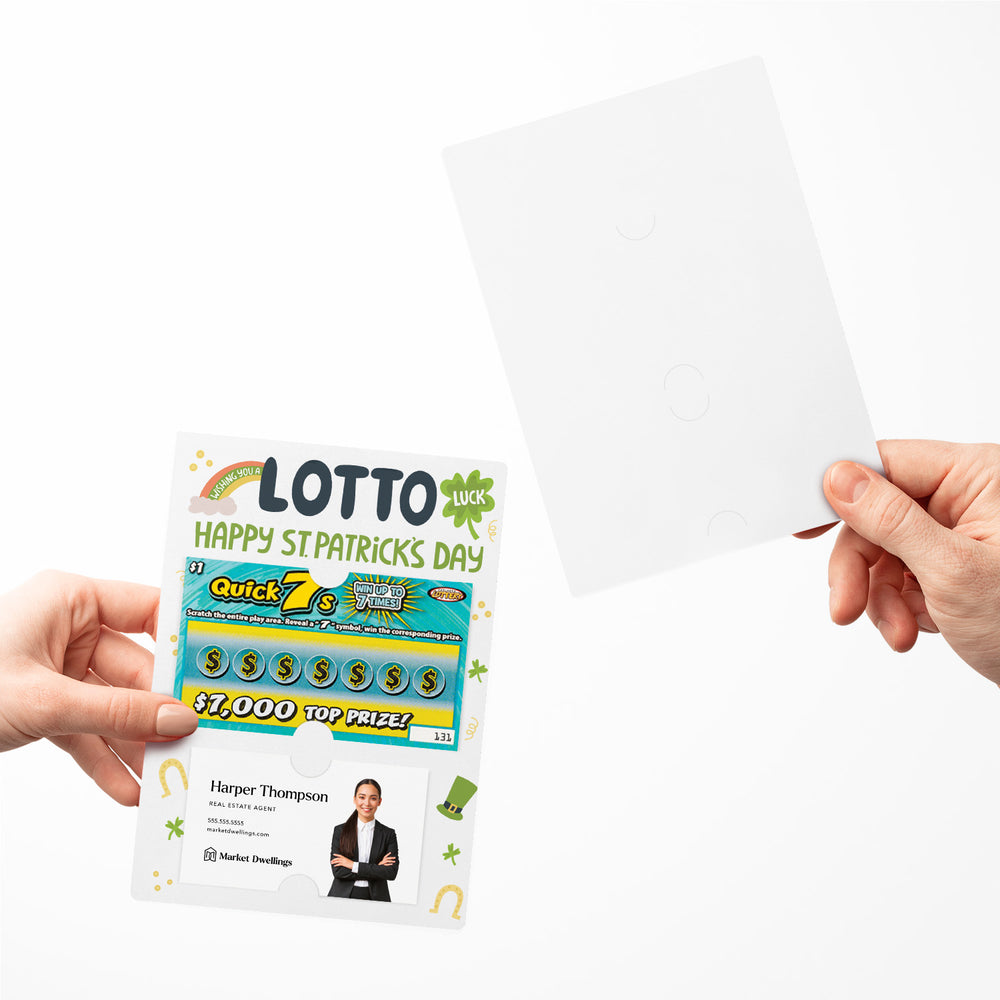 Set of Wishing You a Lotto Luck Lotto Mailers | Envelopes Included Mailer Market Dwellings