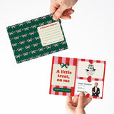 A Little Treat, On Me | Mailers with Envelopes Mailer Market Dwellings RED 10