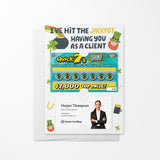 I've Hit the Jackpot Having You as a Client | Lotto Mailers with Envelopes Mailer Market Dwellings