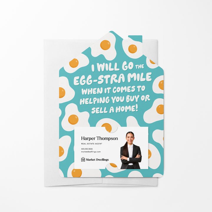 Set of I will go the Egg-Stra mile | Mailers | Envelopes Included | M217-M001-AB Mailer Market Dwellings SKY