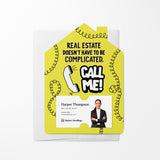 Real estate doesn't have to be complicated. Call me! | Real Estate Mailers with Envelopes Mailer Market Dwellings BRIGHT SUN 10