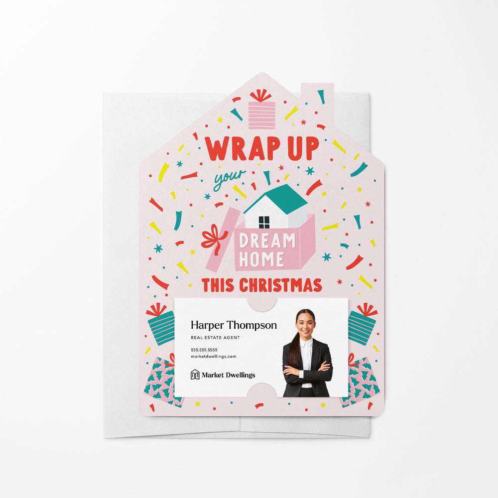 Wrap up Your Dream Home this Christmas | Christmas | Real Estate Mailers with Envelopes Mailer Market Dwellings SOFT PINK 10