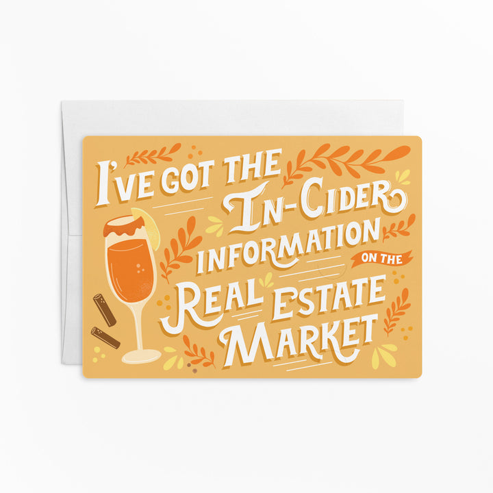 I've Got The In-Cider Information on the Real Estate Market Mailers | Envelopes Included | M23-M004 Mailer Market Dwellings