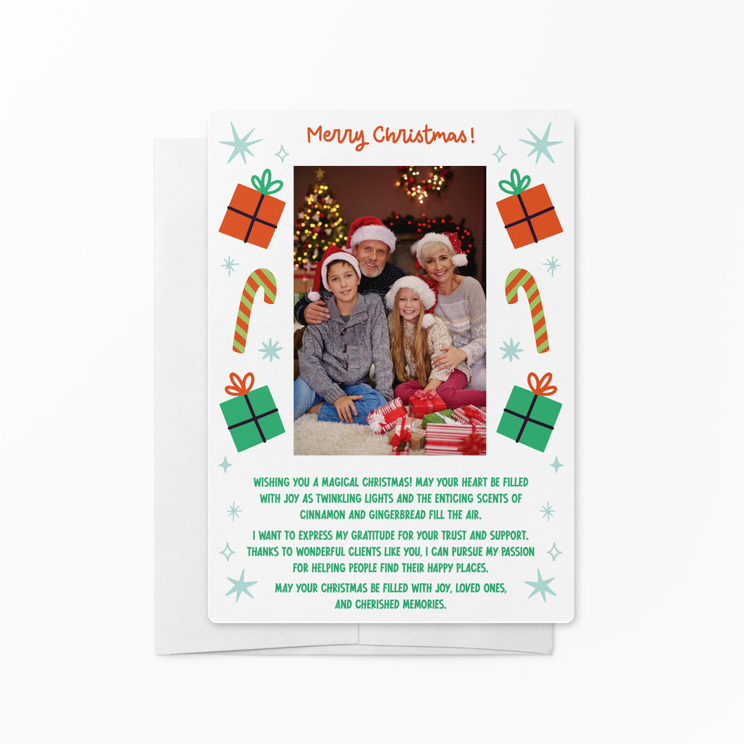 Set of Happy Ho Ho Ho Holidays | Christmas Mailers | Envelopes Included | M23-M006 Mailer Market Dwellings