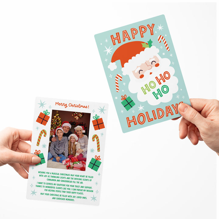 Set of Happy Ho Ho Ho Holidays | Christmas Mailers | Envelopes Included | M23-M006 Mailer Market Dwellings