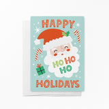 Happy Ho Ho Ho Holidays | Real Estate Notecards with Envelopes Mailer Market Dwellings
