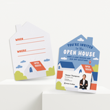 You're invited to the Open House | Real Estate Mailers with Envelopes Mailer Market Dwellings