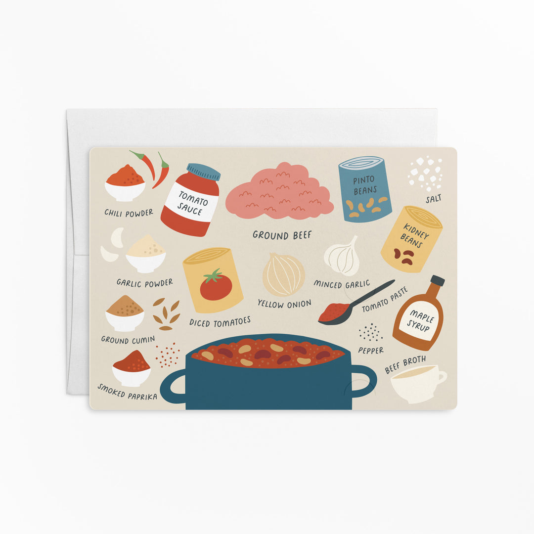 Set of Delicious Chili Recipe | Mailers | Envelopes Included | M25-M004 Mailer Market Dwellings