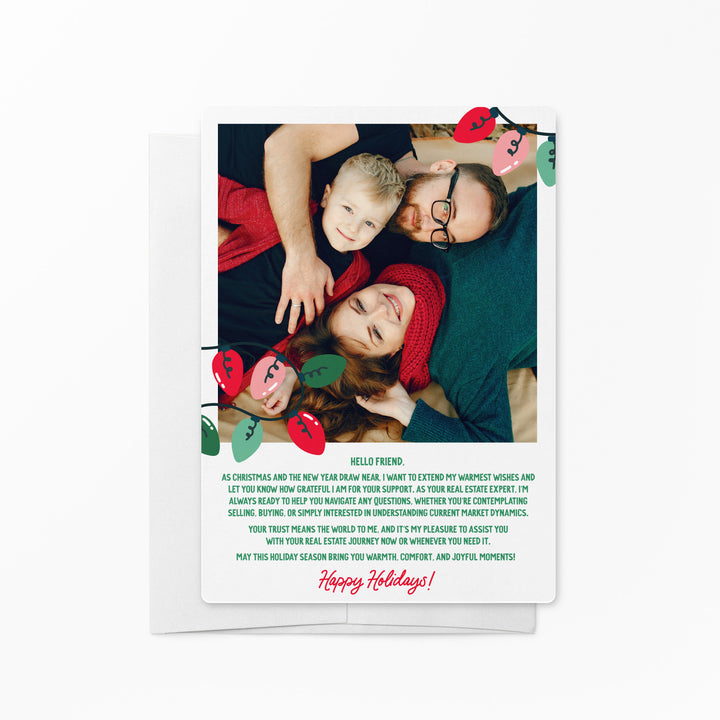 Set of Season’s Greetings | Christmas Mailers | Envelopes Included | M25-M006 Mailer Market Dwellings