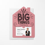 Big Things Are Happening New Real Estate Agent Introduction | Real Estate Mailers with Envelopes Mailer Market Dwellings