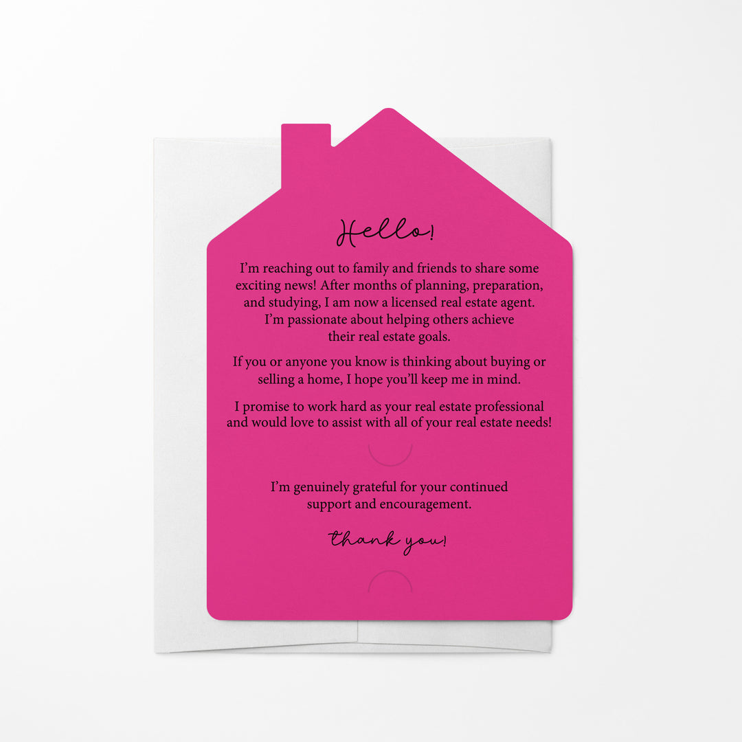 Set of Big Things Are Happening New Real Estate Agent Introduction Mailers | Envelopes Included | M26-M001