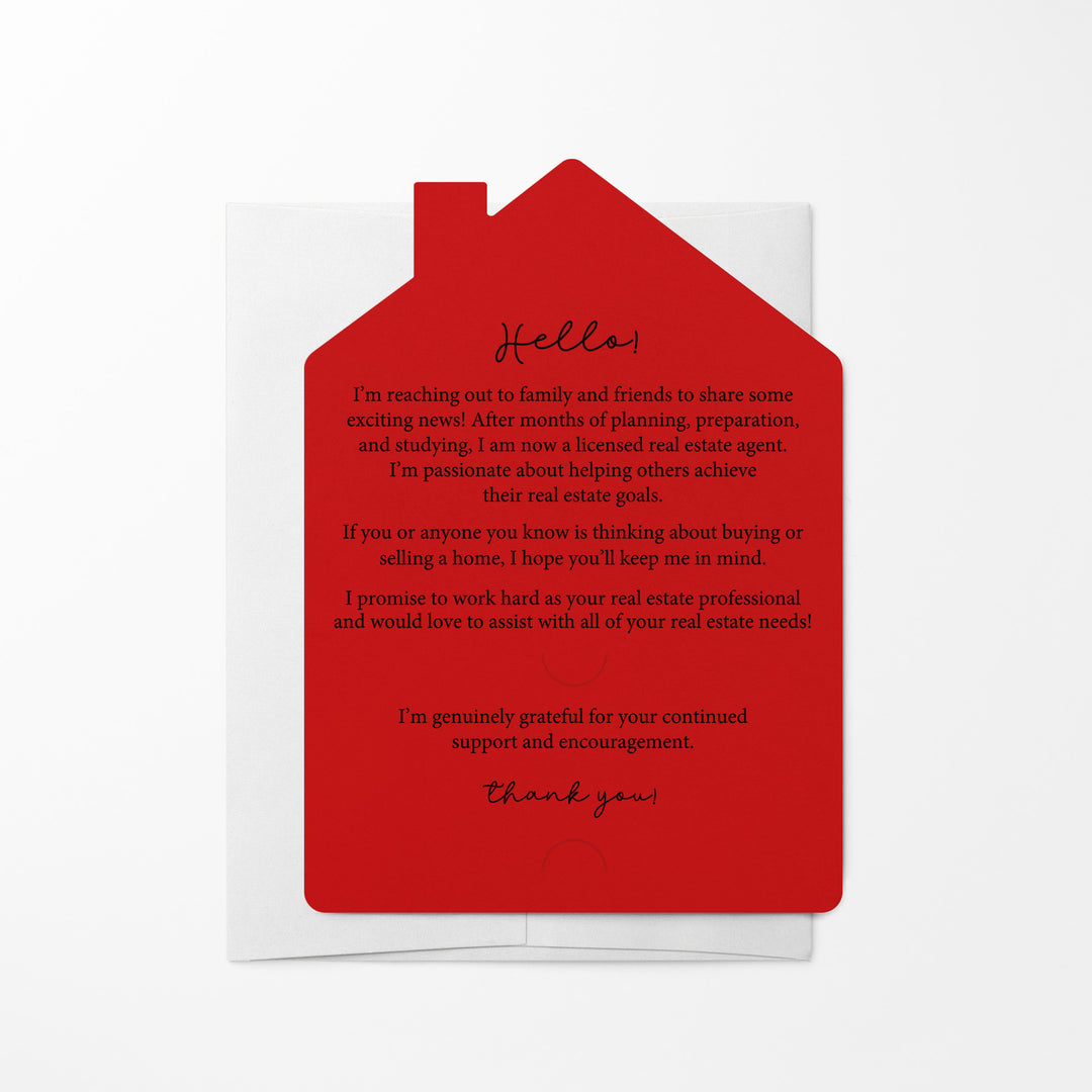 Set of Big Things Are Happening New Real Estate Agent Introduction Mailers | Envelopes Included | M26-M001