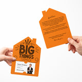 Big Things Are Happening New Real Estate Agent Introduction | Real Estate Mailers with Envelopes Mailer Market Dwellings