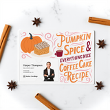 Pumpkin Spice And Everything Nice Coffee Cake Recipe | Mailers with Envelopes Mailer Market Dwellings