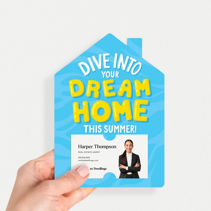 Set of Dive Into Your Dream Home This Summer! | Summer Mailers | Envelopes Included | M269-M001