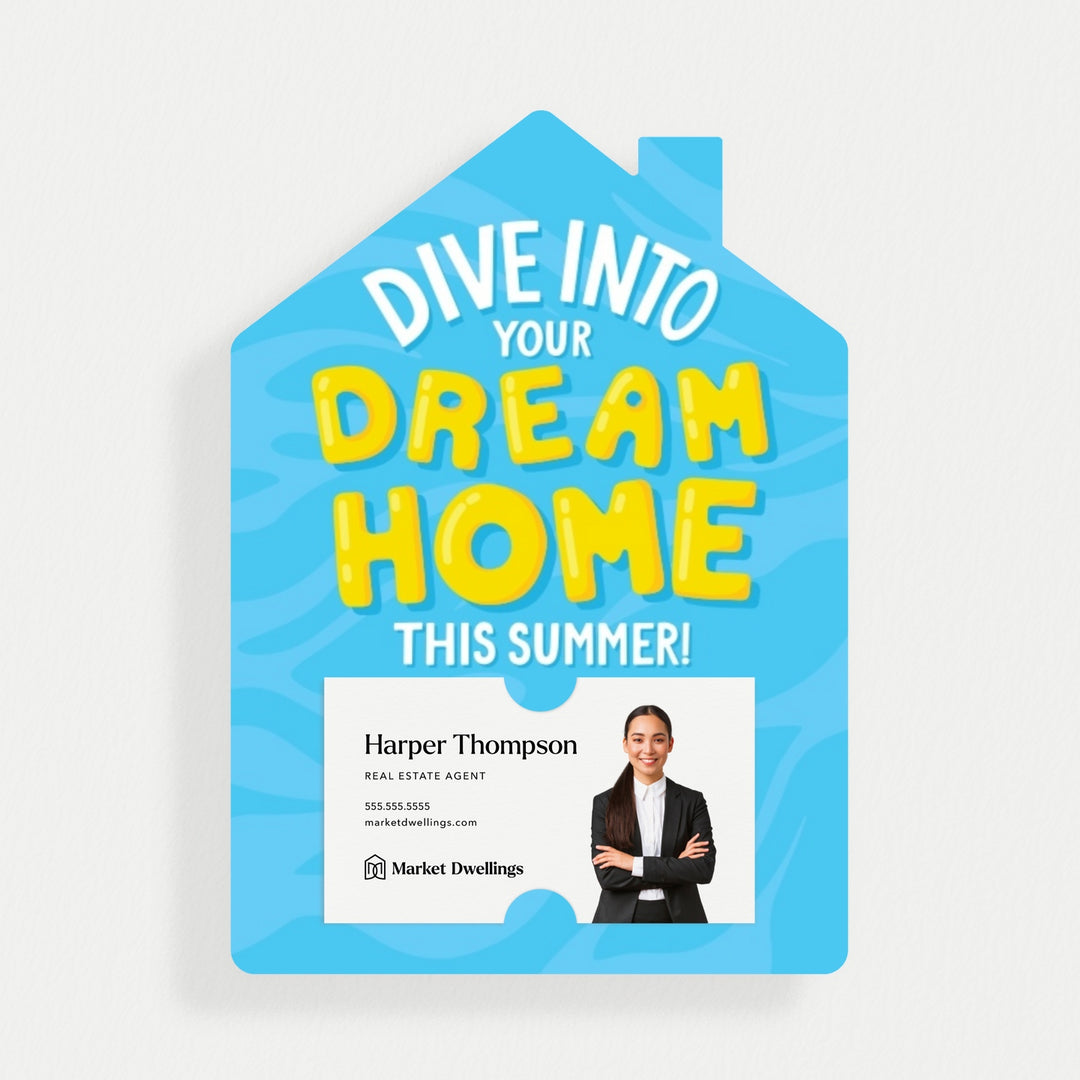 Set of Dive Into Your Dream Home This Summer! | Summer Mailers | Envelopes Included | M269-M001 Mailer Market Dwellings   