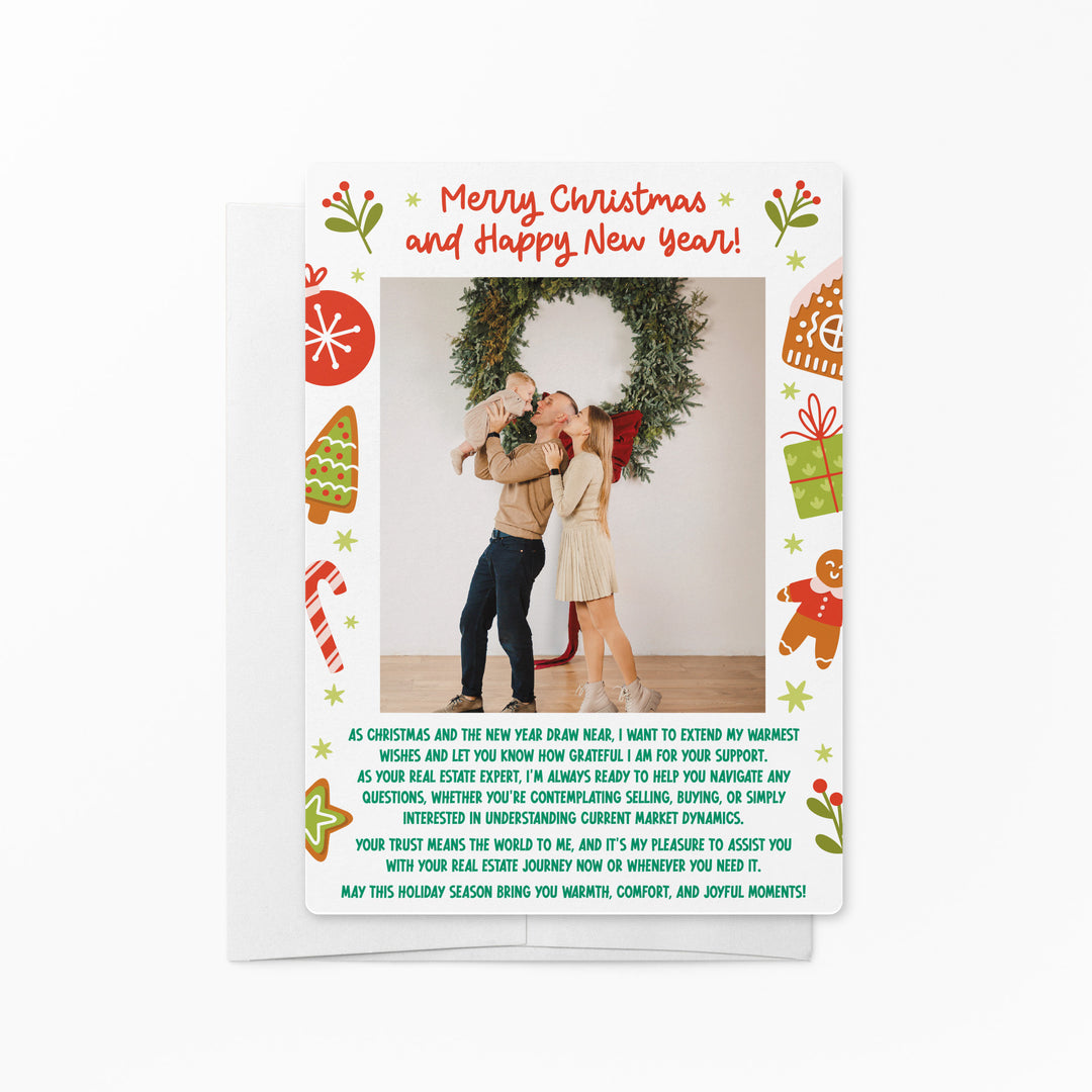 Set of Merry Everything and Happy Always | Christmas Mailers | Envelopes Included | M27-M006 Mailer Market Dwellings