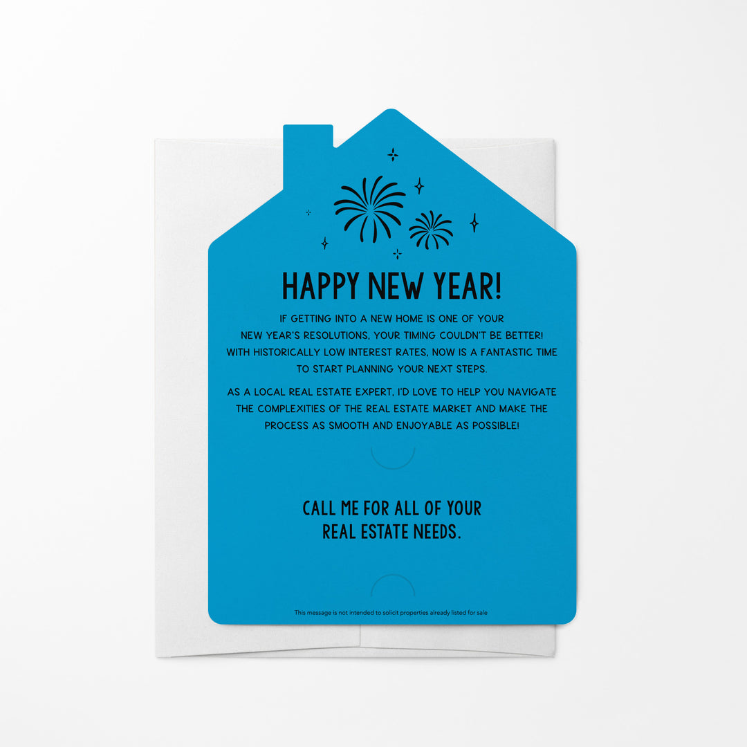 Set of New Year, New Home New Years Mailer | Envelopes Included | M28-M001 Mailer Market Dwellings