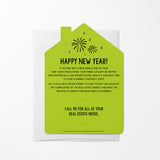 New Year, New Home New Years | Real Estate Mailers with Envelopes Mailer Market Dwellings